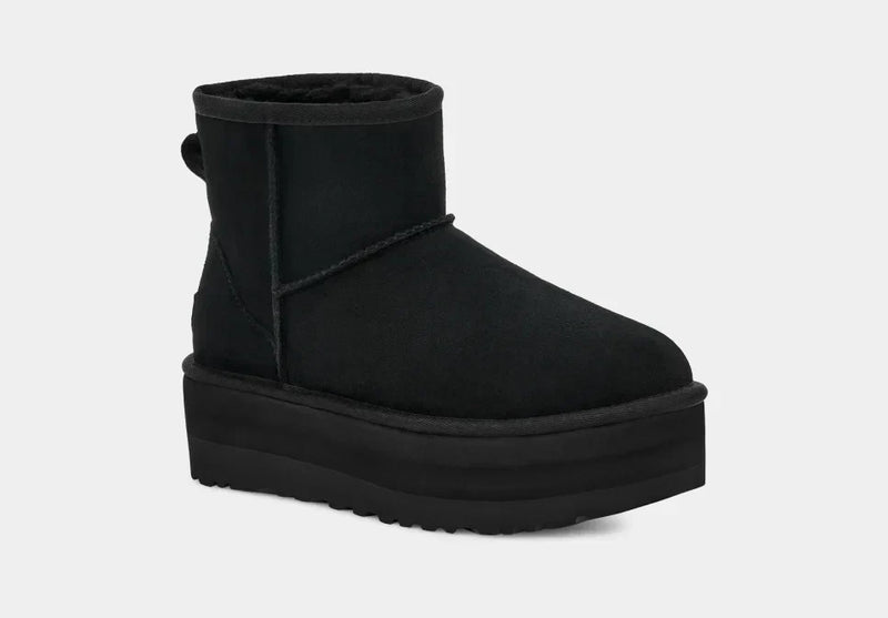 UGG Mini Noir Plateforme