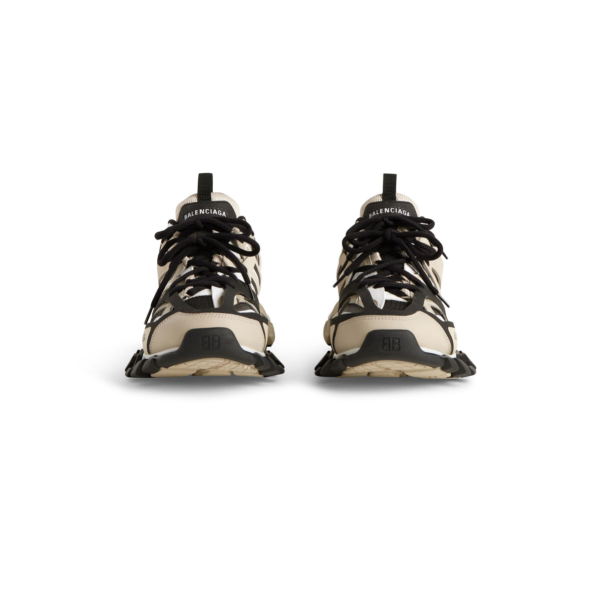 Balenciaga Track Cream Black